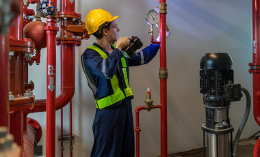 Confined Spaces Auditing and Consulting - Checking pipe gauge